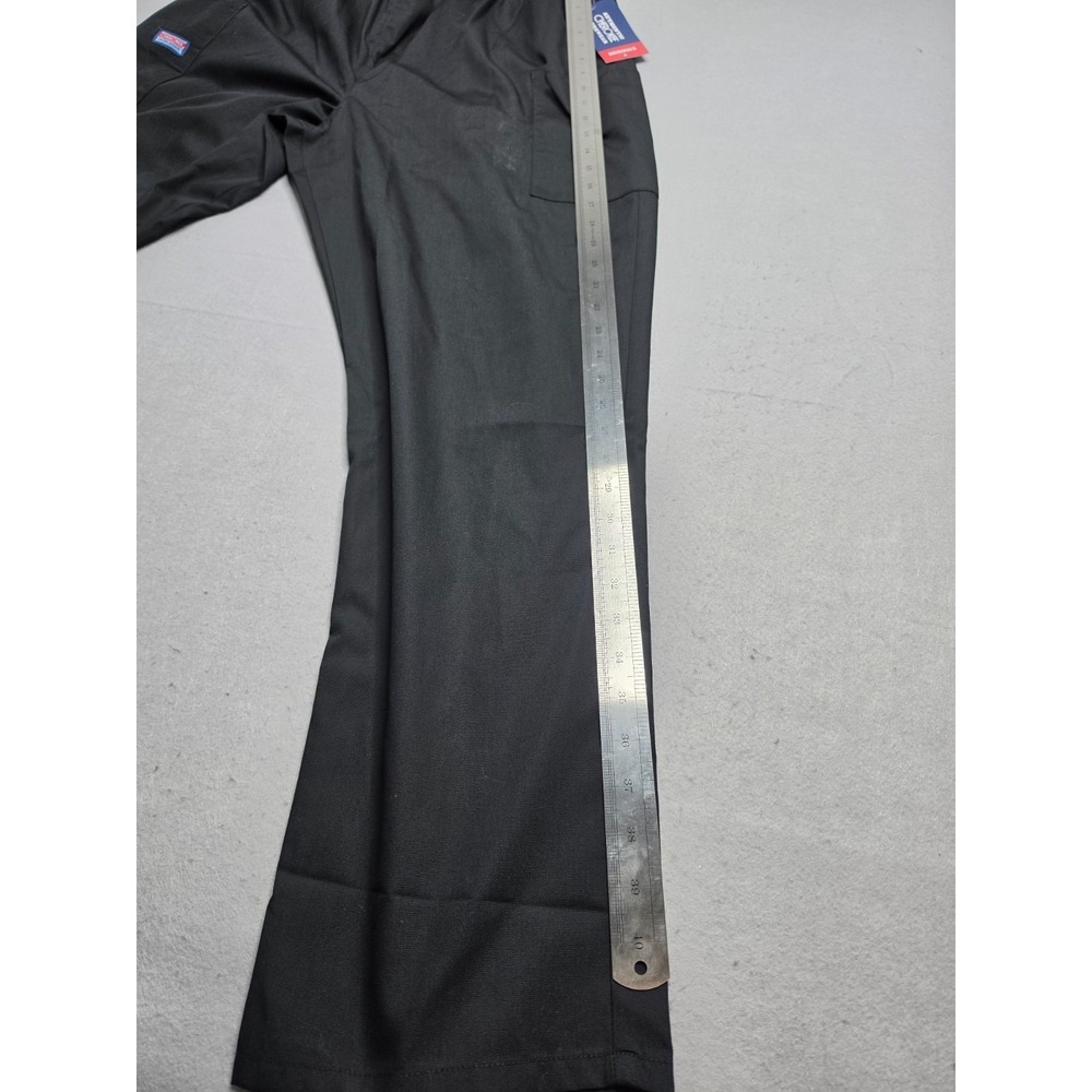 Cherokee Uniform Scrub Pants Womens Large Black Tapered Leg Medical Workwear NWT - Picture 7 of 8